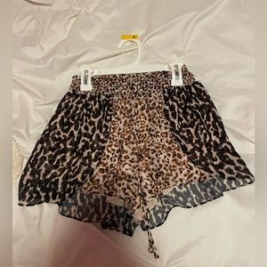 Blue Life Cheetah Print Soft Shorts